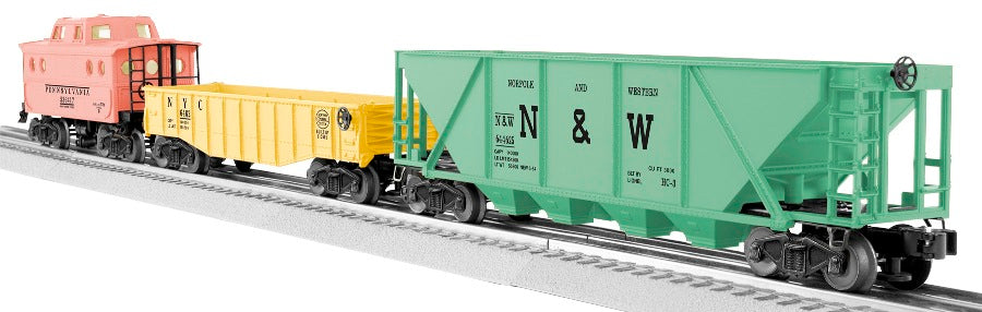 Lionel 6-27792 O Gauge Archive Pastel Freight Car 3-Pack NIB