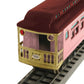 MTH 11-40055 Pink/Brass Tinplate Passenger Car Set #418