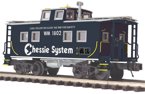 MTH 20-91367 O Chessie Center Cupola Steel Caboose #1802