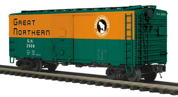 MTH 20-93552 O Gauge Great Northern 40' AAR Boxcar #2508 NIB