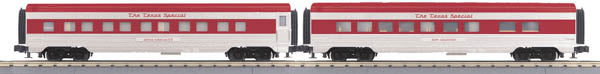 MTH 30-67655 O-27 60' Streamline Sleeper/Diner, TXSPEC