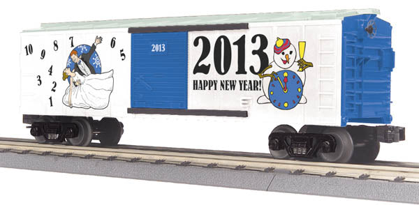 MTH 30-74694 O New Years 2013 Box Car NIB