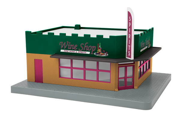 MTH 30-90450 O Wine Shop Single Story Opposite Corner Store