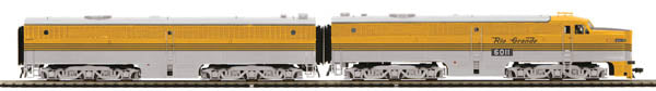 MTH 80-2077-1 HO Scale D&RGW Alco PA AB Diesel Engine Set with Proto-Sound 3