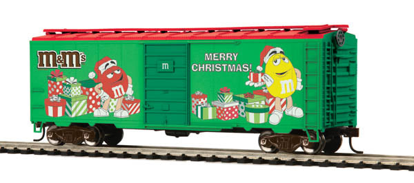 MTH 81-74020 HO M&Ms 40' PS-1 Boxcar