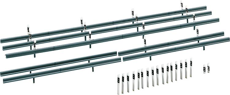 Faller 180535 HO Crash Barriers, 32 Marker Posts, 1600 mm