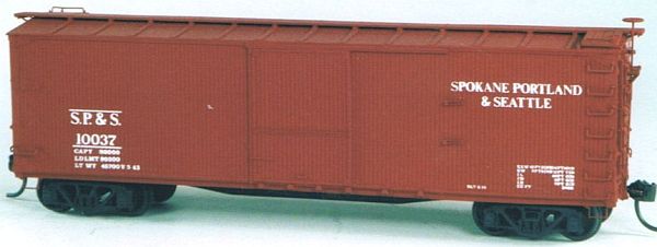 Funaro & Camerlengo 3062 USRA 40'' DS Boxcar w/Spokane Portland & Seattle Decals