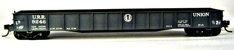 Funaro & Camerlengo 8140 HO 50' Steel Service Mill Gondola w/Union RR Decals