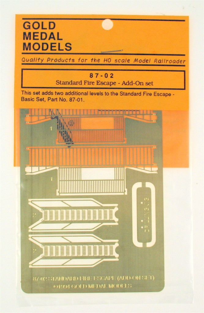 Gold Medal Models 8702 HO Standard Fire Escape Kit