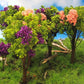 Grand Central Gems T41 HO 4"-5" Jacaranda/Blossom Tree (Set of 6)