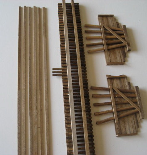 Grand Central Gems TB11 Wood Truss Bridge Parts Deck With Backheads 6