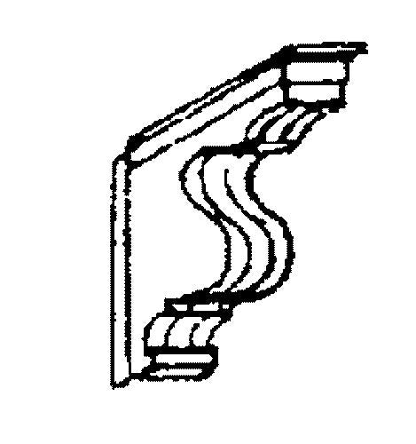 Grandt Line 3530 O / On3 1/8" x 1/2" x 3/8" Victorian Bracket Set