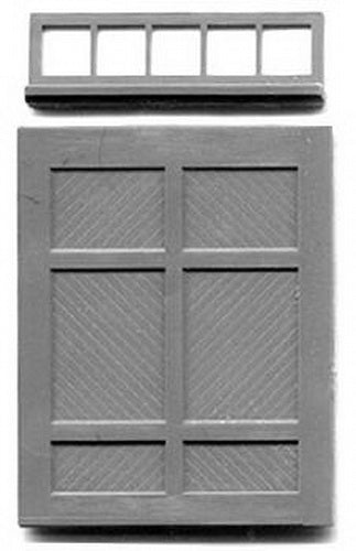 Grandt Line 3621 O Rio Grande Southern Type Freight Door w/Transom (Pack of 2)