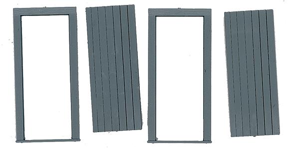 Grandt Line 3633 O 30? X 78? Door with Planked on One Side, Z-Brace (Pack of 2)