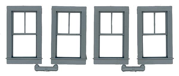 Grandt Line 3765 O 28? x 48? Double-Hung-2/1 Light Windows (Pack of 4)