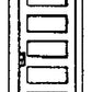 Grandt Line 5021 HO Scale 30" 5 Panel Door with Frame (Pack of 3)