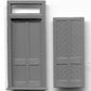 Grandt Line 5058 HO DRGW Station Style Doors With Frame & Transom (Pack of 3)
