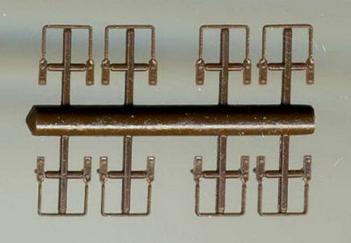 Grandt Line 5129 HO Black Box/Flat/Stock/Hi Side Gondolas Stirrup Steps