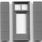 Grandt Line 5137 HO 4’2? x 9”7? Single Door with Iron Shutters (Pack of 2)
