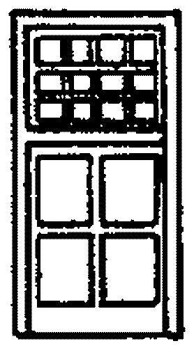 Grandt Line 5221 HO 63? x 69? Double 8-Pane Window (Pack of 4)