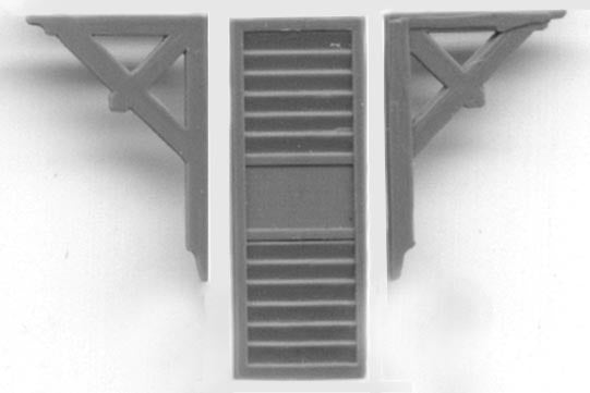 Grandt Line Products Inc 300-8016 Eave Bracket & Louver Vent