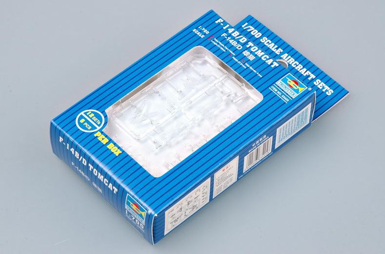 Trumpeter 03425 1:700 F-14B/D Tomcat Sets Military Plane Kit (Pack of 6)