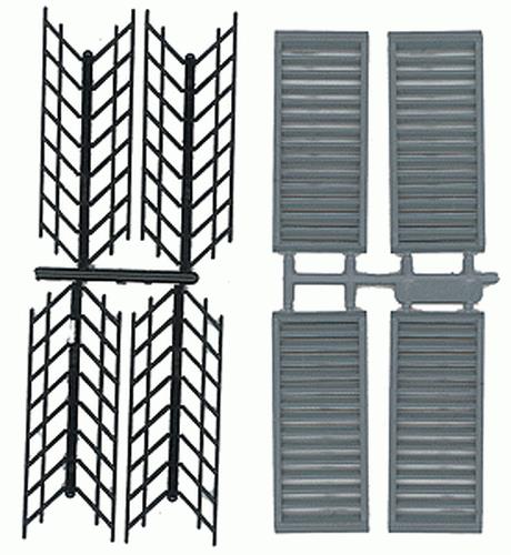 Heljan 522 HO Scale 4 Trapper Stairway
