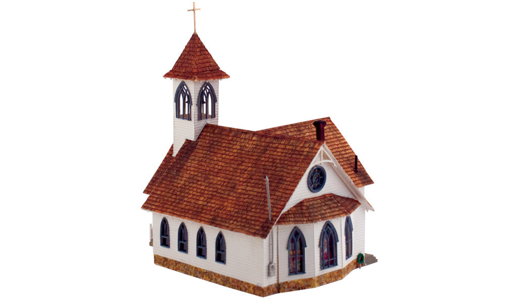 Woodland Scenics BR5041 HO Built-&-Ready Community Church Building