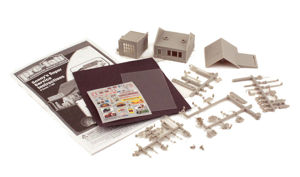Woodland Scenics PF5203 N Sonny's Super Service Building Kit LN/Box