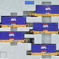 Kato 106-6140 N TTX Gunderson 5-Unit Stack Car w/40' APL Containers #75054