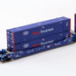 Kato 106-6165 N Maxi-IV 53' Stack Car Pacer #6301 w/Pacer Containers