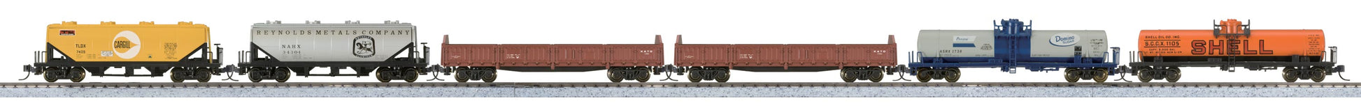 Kato 106-6275 N Mixed Freight Train Set (Set of 6)