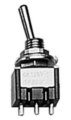 Miniatronics 36-210-04 5 Amp 120V SPDT Miniature Toggle Switches (Pack of 4)