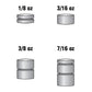 Pine-Car P3915 Tungsten Incremental Weights Cylinder 3 oz