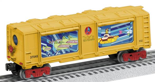 Lionel 6-37045 O Gauge The Beatles Yellow Submarine Aquarium Car NIB