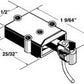 Kadee 747 O Medium Underset Shank Metal Coupler with Plastic #817 Draft Gear Box
