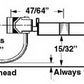 Kadee 747 O Medium Underset Shank Metal Coupler with Plastic #817 Draft Gear Box