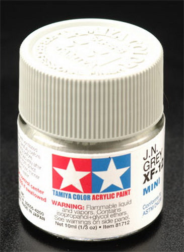 Tamiya 81712 XF-12 J.N. Grey Acrylic Mini Paint 10 ml. Bottle