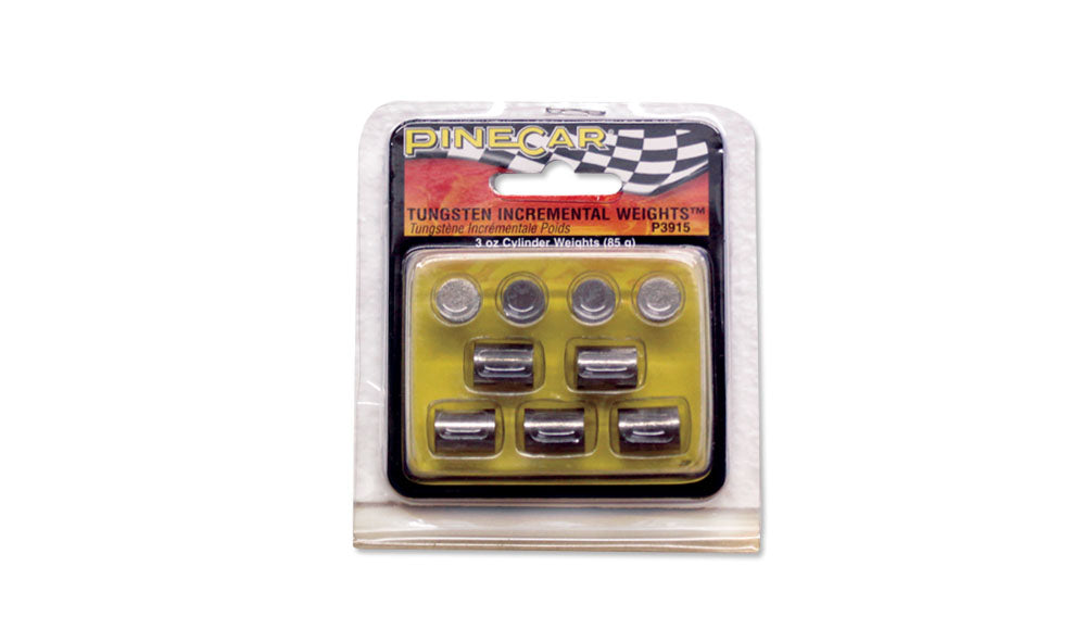 Pine-Car P3915 Tungsten Incremental Weights Cylinder 3 oz