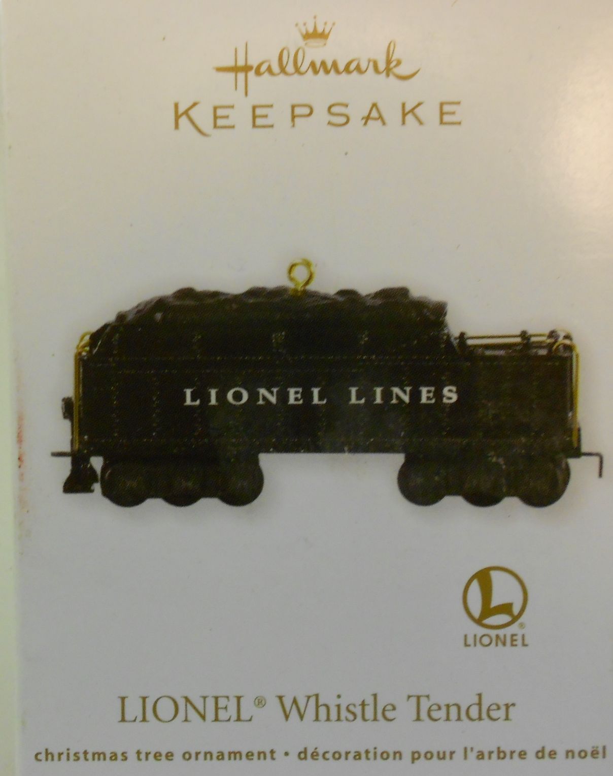 Hallmark QXI2177 Lionel 2426W Whistle Tender Christmas Tree Ornament Keepsake