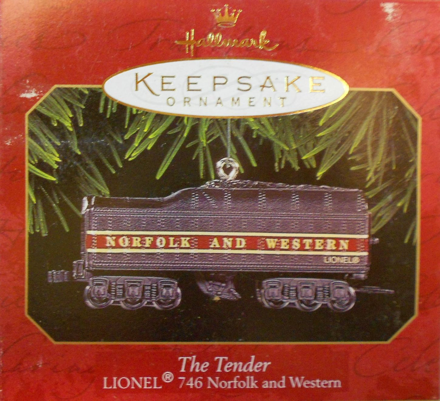 Hallmark QX6497 The Tender Lionel 746 Norfolk & Western Christmas Ornament