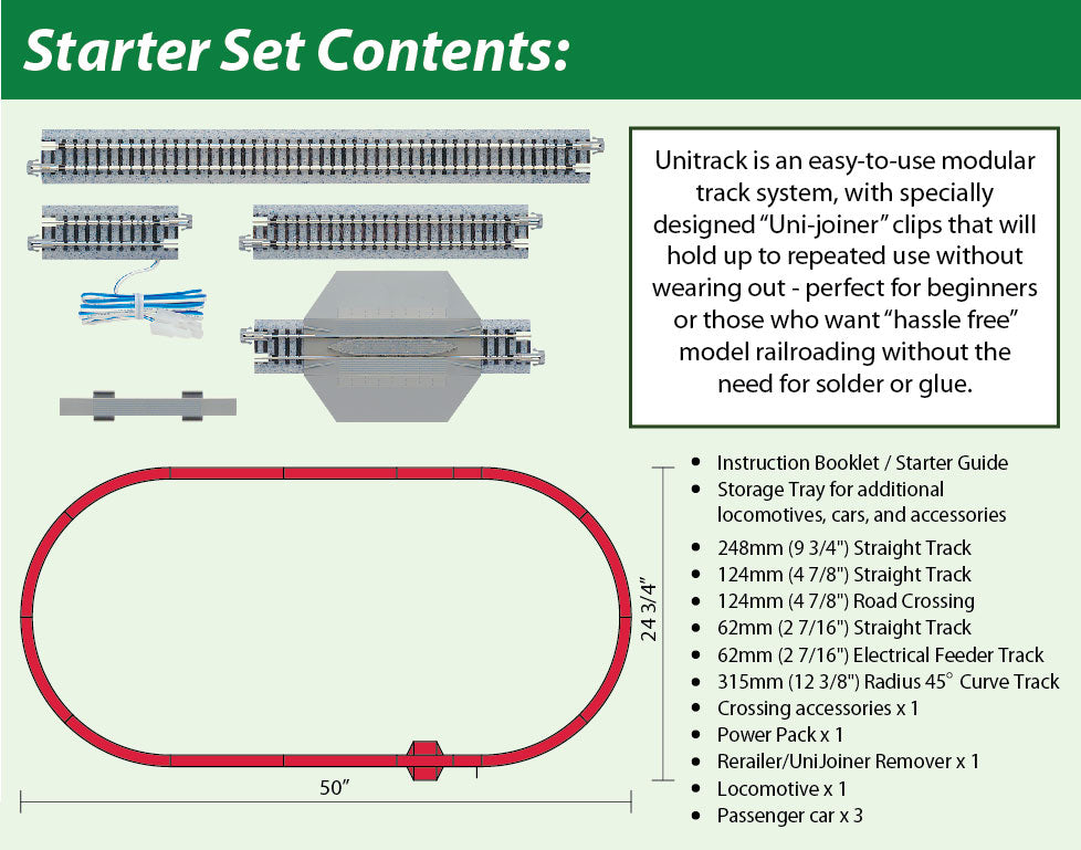 Kato 106-0017 N Scale Amtrak P42 Superliner Diesel Starter Train Set