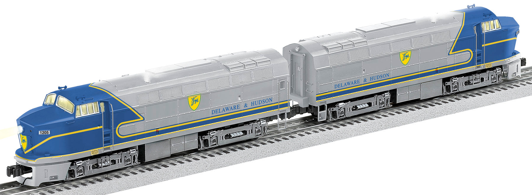 Lionel 6-38558 D&H Legacy RF-16 Sharknose AA Diesel Locomotive Set #1205/1216 NIB