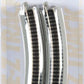 Bachmann 44849 N Nckl Silver 11.25" Radius Curved Auto-Reversing E-Z Track