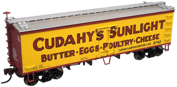 Atlas 20001683 HO Scale Cudahy's 'Sunlight' 36' Wood Reefer #8742