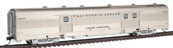 Broadway Limited 513 HO D&RGW 'Silver Antelope' Baggage Car #1100