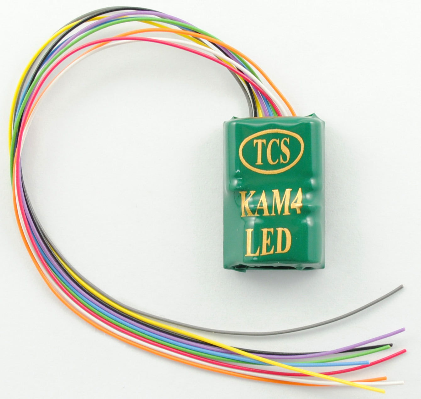 Train Control Systems 1479 HO KAM4-LED 4-Function Wired DCC Decoder