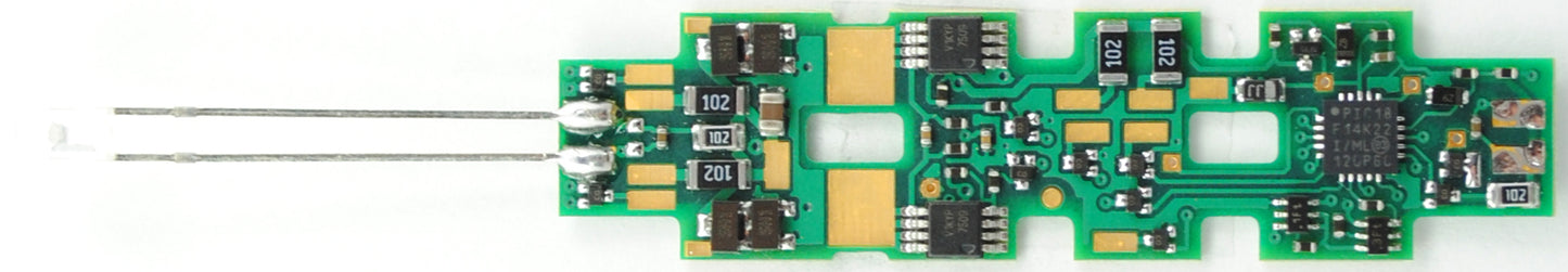 Train Control Systems 1481 N K0D8-E 8-Function Drop-In DCC Decoder