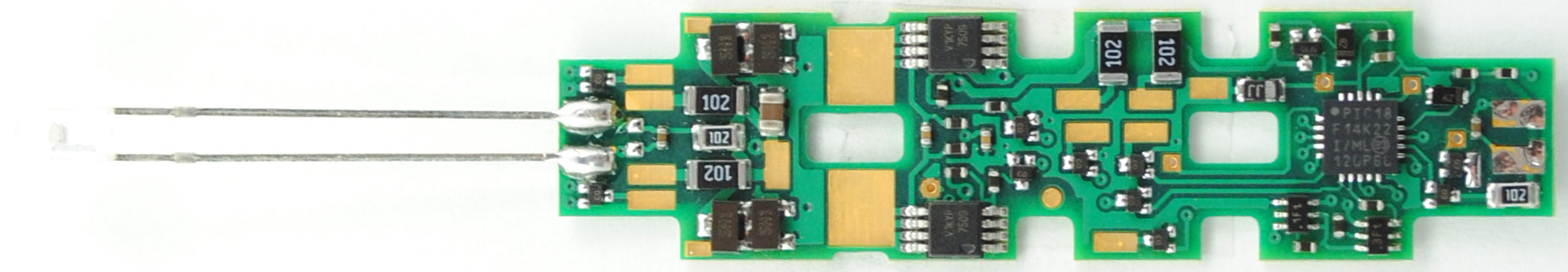 Train Control Systems 1481 N K0D8-E 8-Function Drop-In DCC Decoder