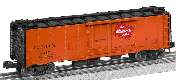 Lionel 6-27345 O Milwaukee Road Steel-Sided Refrigerator Car